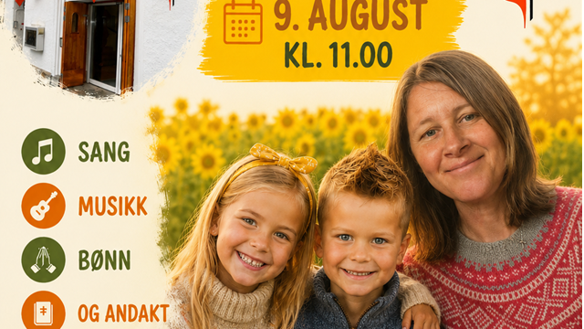 Søndag 9. august kl 1100 sommersamling