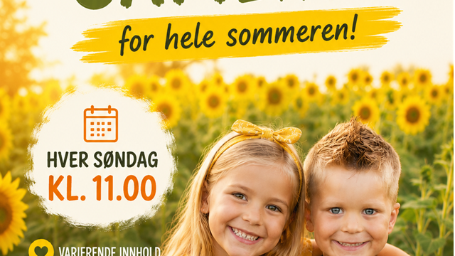 Kirken holdes åpen i sommer : Kom innom søndager kl. 11.00